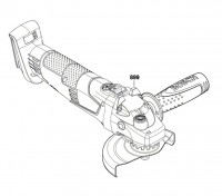 Bosch 3 603 CD3 101 AdvancedGrind 18 Cordless Angle Grinder Spare Parts